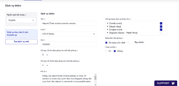 How to create and manage extras