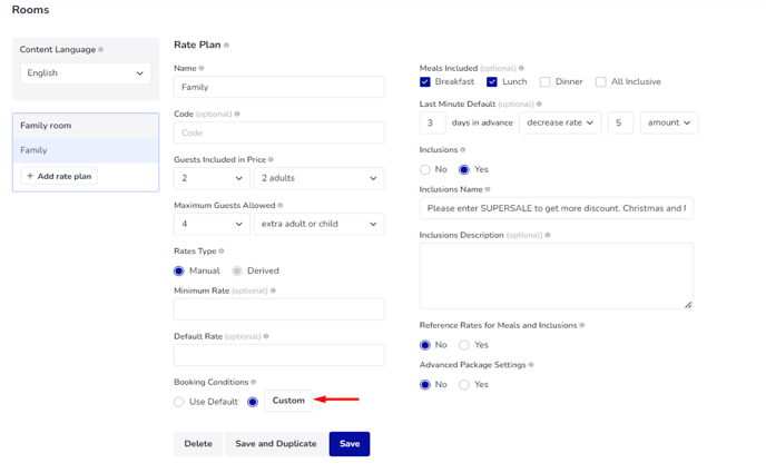 How to create custom booking policies