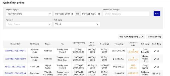 How to search for specific reservations4-1