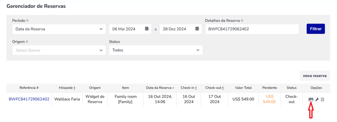 How to view booking card details1