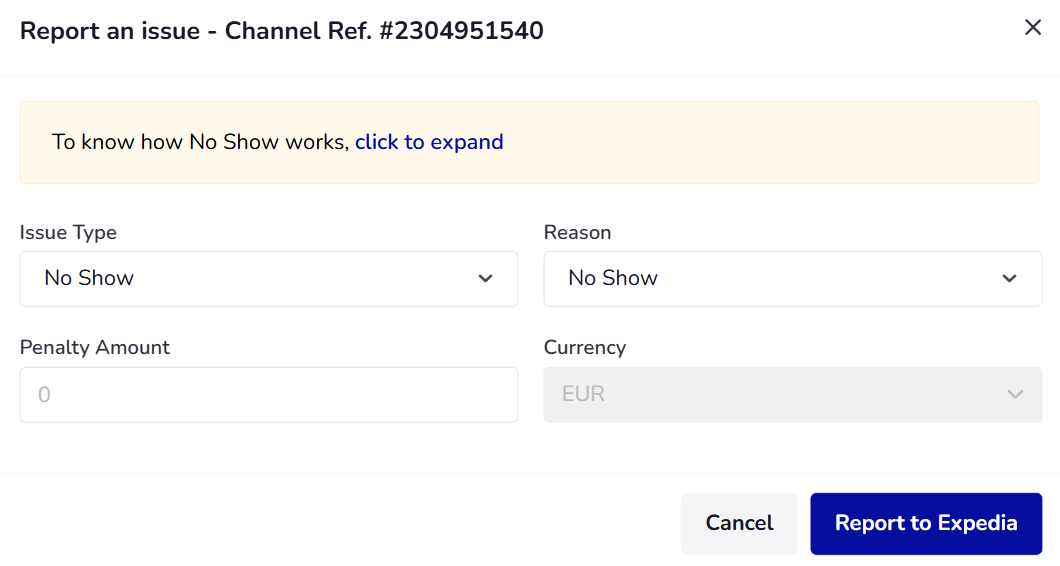 How to report issues with bookings from Expedia