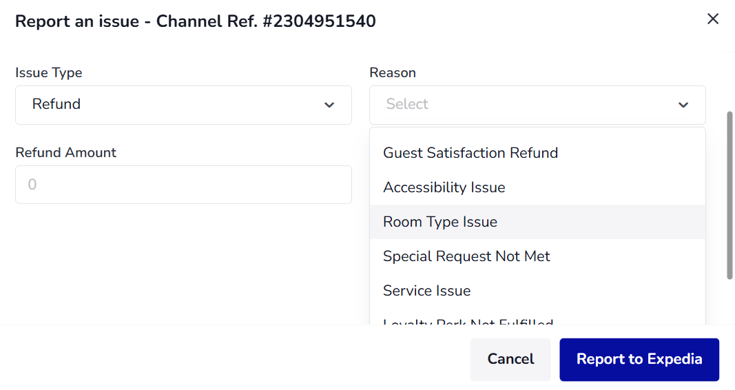 How to report issues with bookings from Expedia
