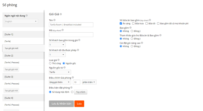 rate plan derived